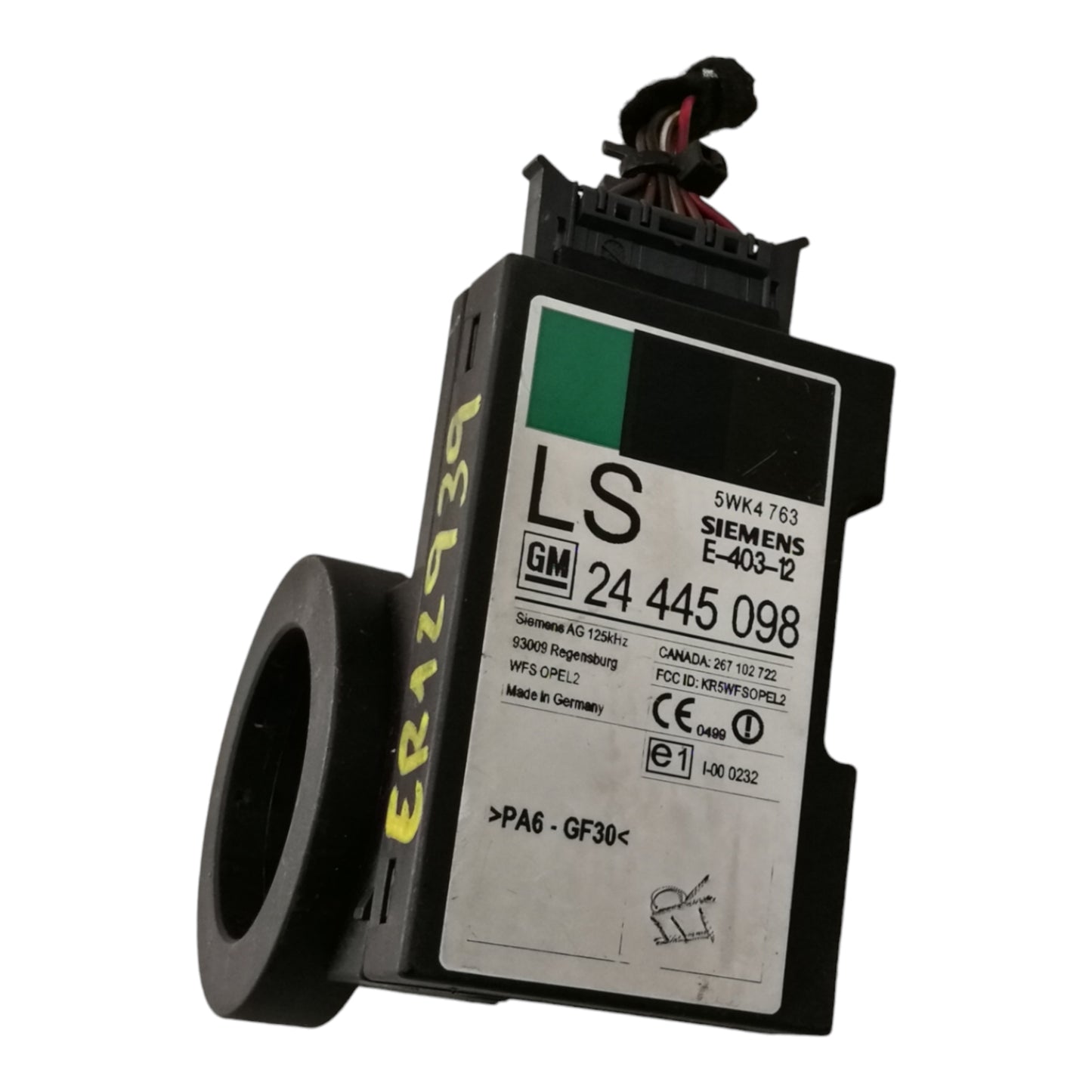 Lettore Chiave Immobilizer OPEL MERIVA A 1.6 Motore Z16XE