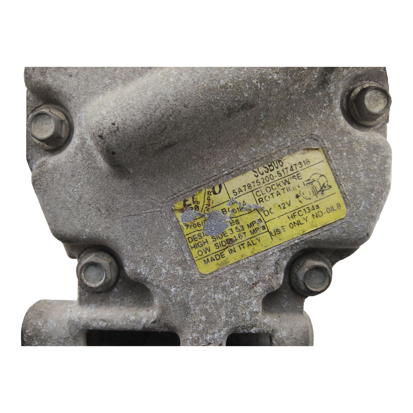 Compressore Aria Condizionata Ac FIAT PUNTO 2 Serie/ALBEA Benzina GPL
