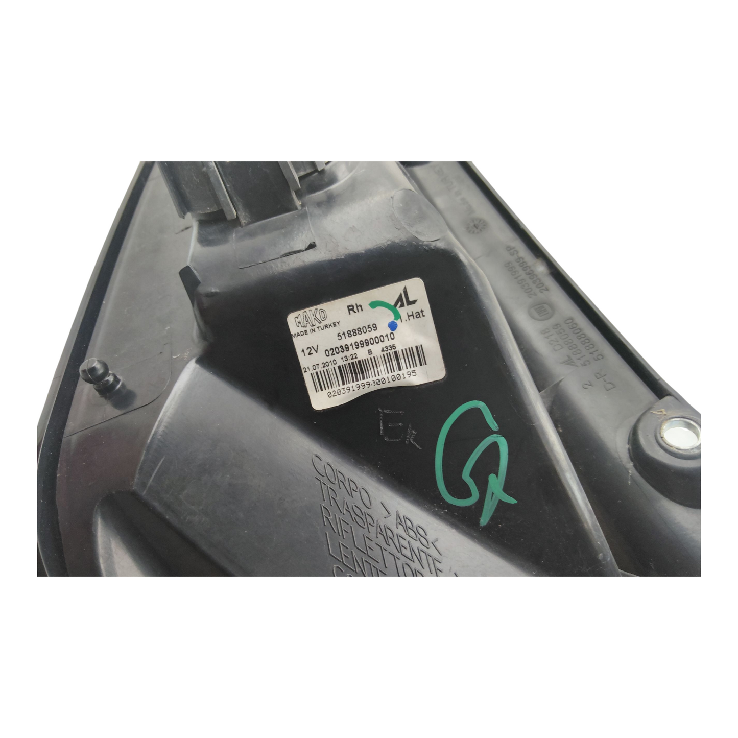 Fanale Stop Posteriore Destro FIAT PUNTO EVO 3-5 Porte