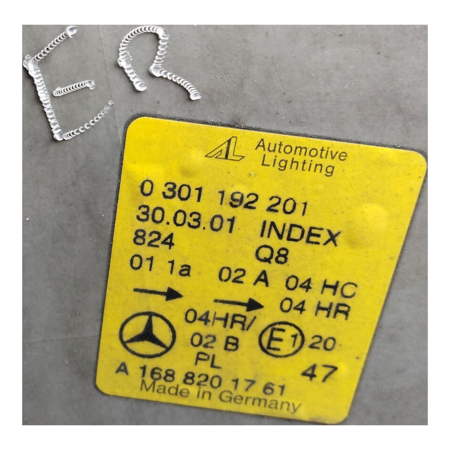 Faro Proiettore Anteriore Sinistro MERCEDES CLASSE A W168