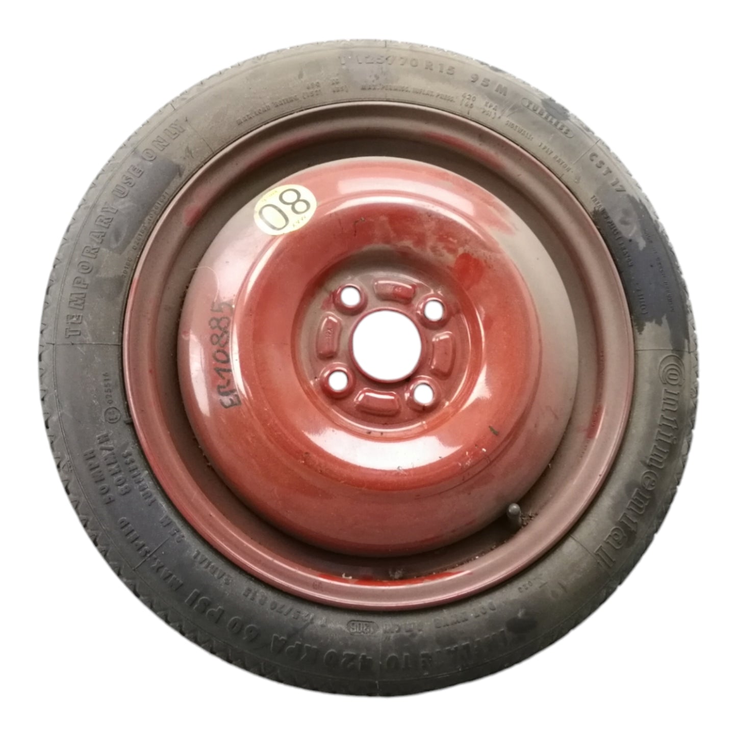 Cerchio Ruota Di Scorta SUZUKI SWIFT 4 Serie RAGGIO 15 T125/70 ET45 4 Fori