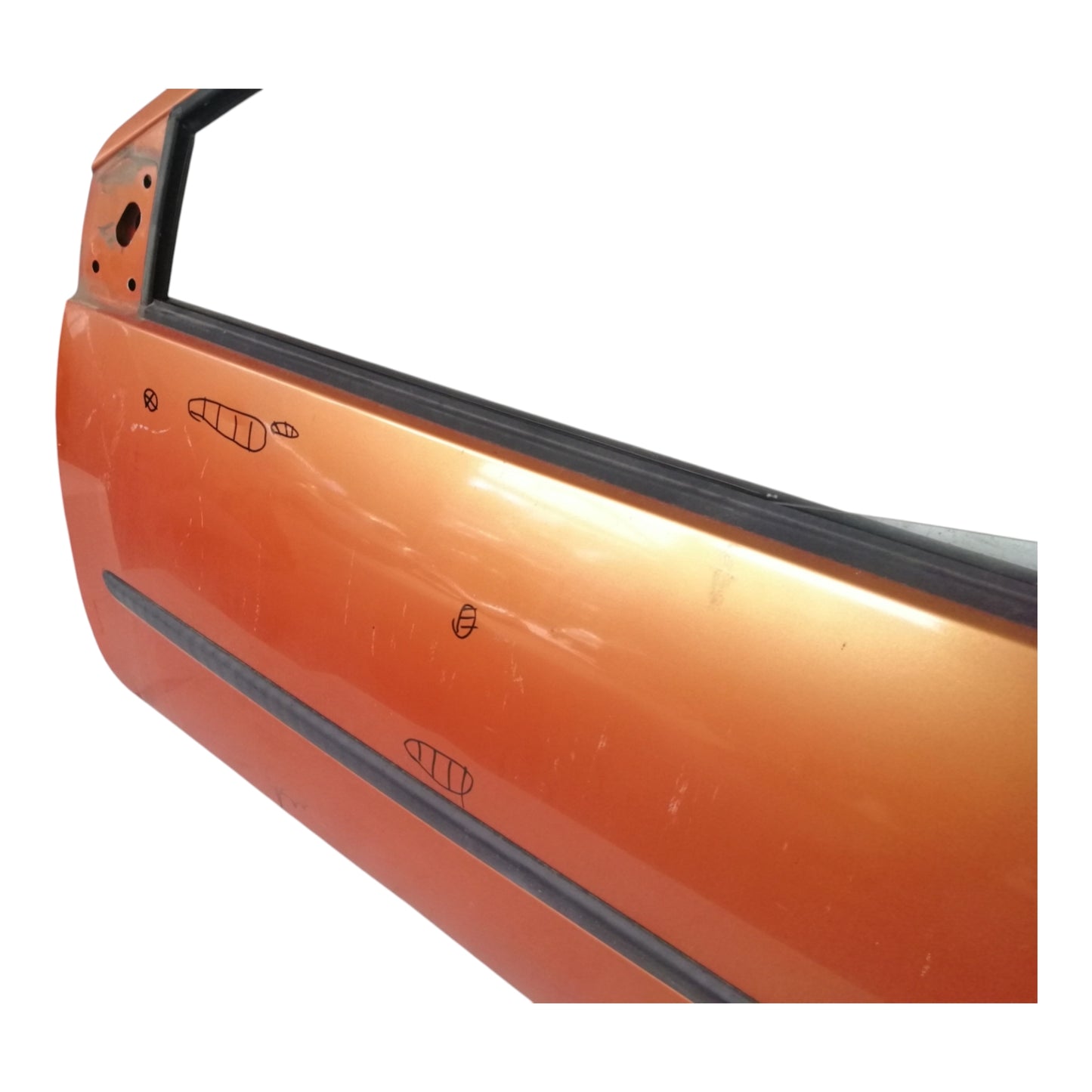 Porta Portiera Anteriore Sinistro RENAULT TWINGO 2 Serie 3 Porte