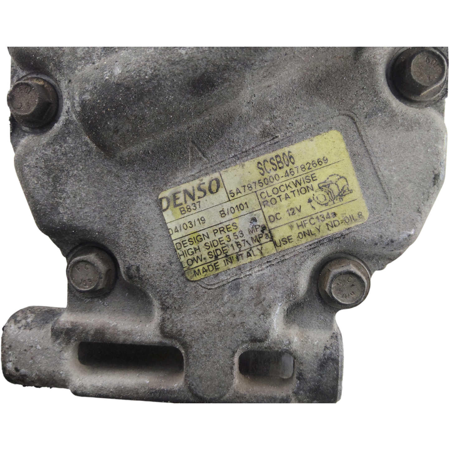 Compressore Aria Condizionata Ac FIAT PANDA 2 Serie 169 Benzina GPL