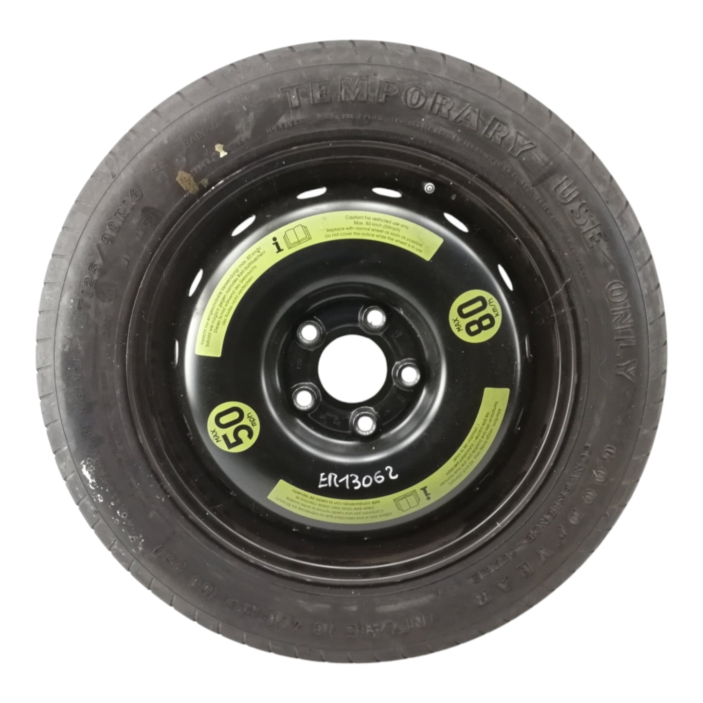 Cerchio Ruota Di Scorta Ruotino MERCEDES CLASSE A W169 Raggio 16 5 Fori