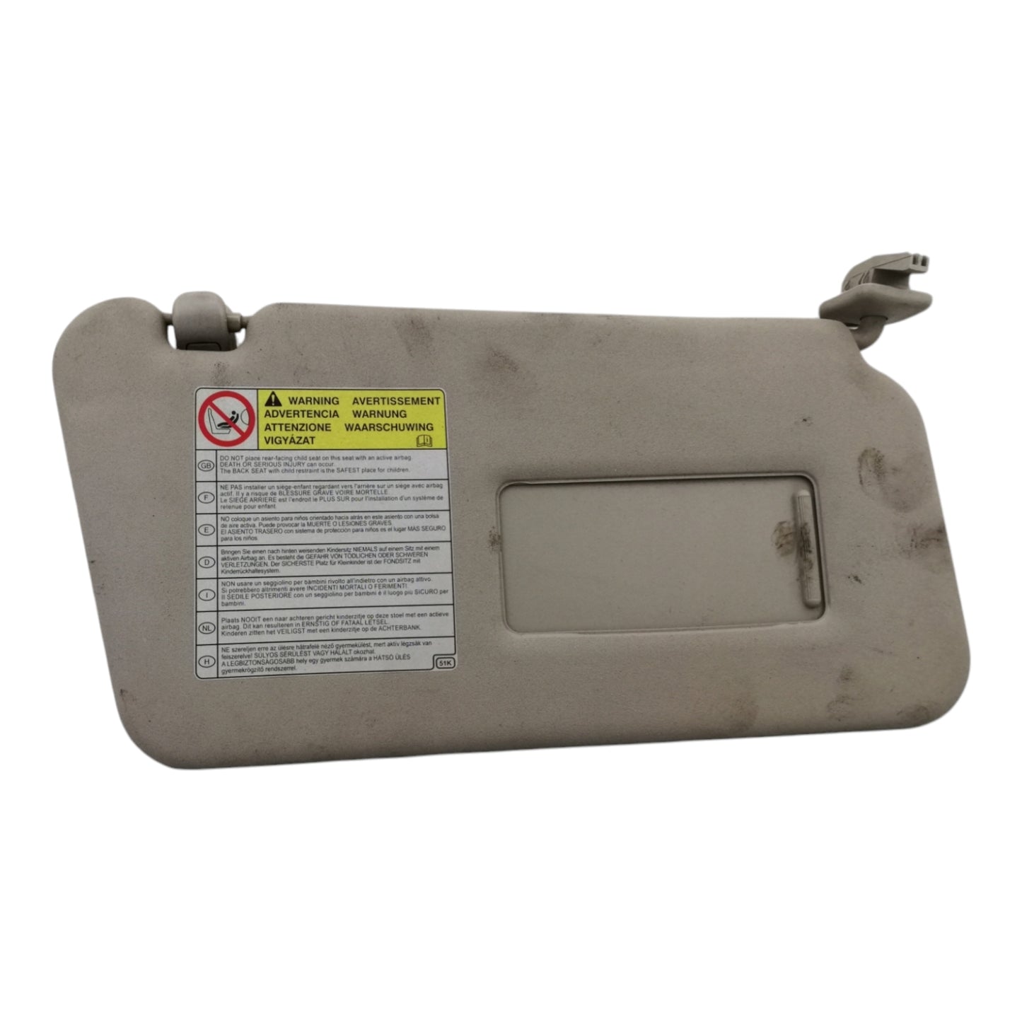 Pannello Alette  Parasole Destro OPEL AGILA B