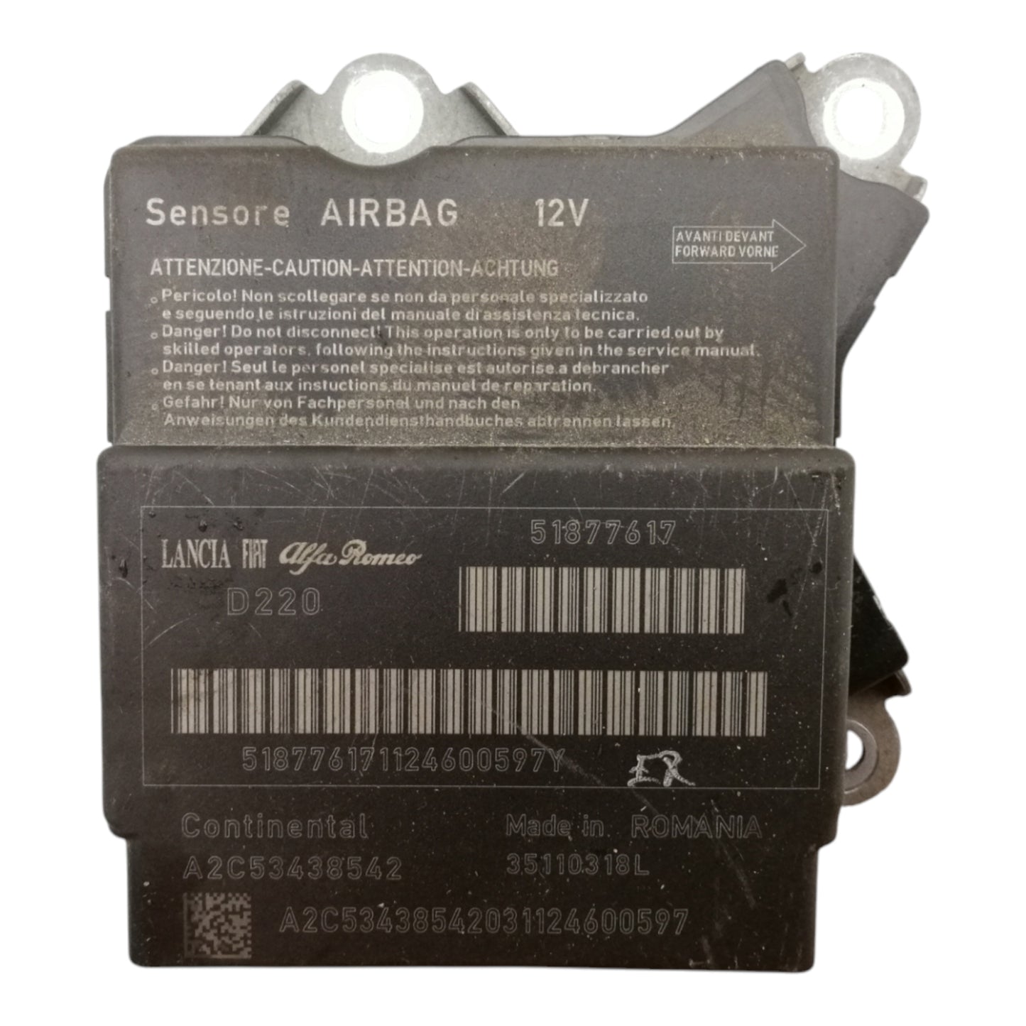 Centralina Airbag FIAT BRAVO 2 Serie Benzina Diesel