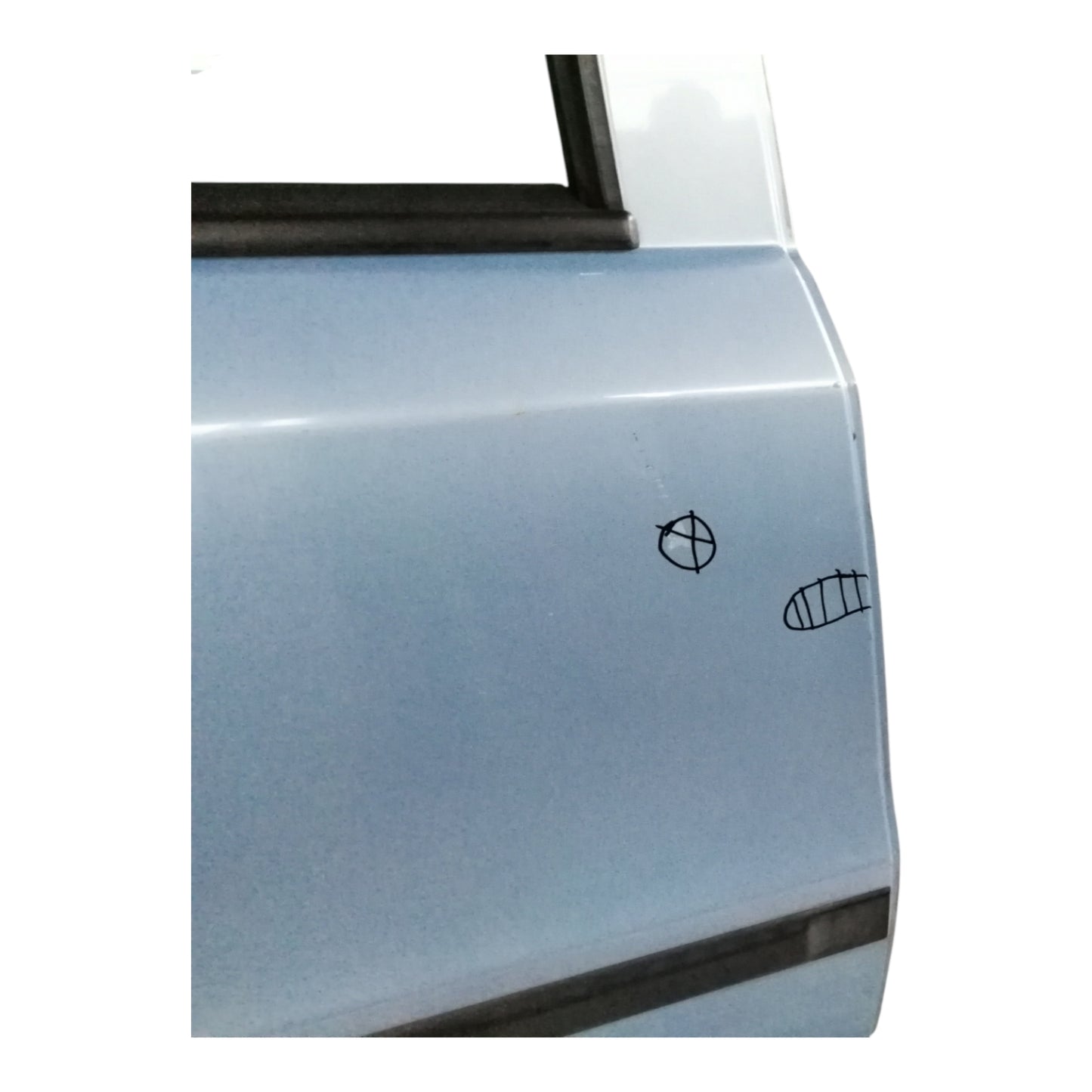 Porta Portiera Posteriore Destro FIAT PANDA 2 Serie 169