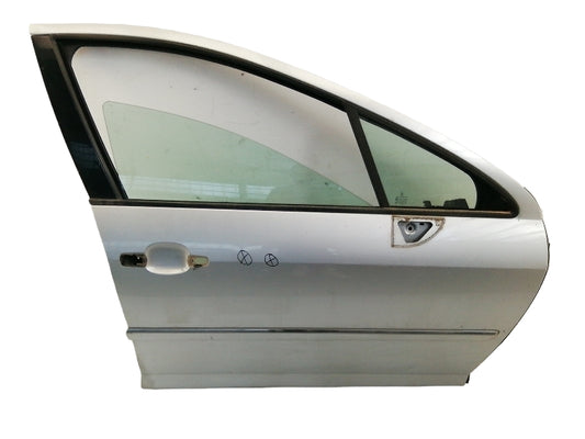 Porta anteriore destra peugeot 407 (2004 - 2011) sportello grigio originale