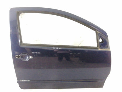 Porta anteriore destra citroen c2 (2003 > 2010) sportello blu con vetro