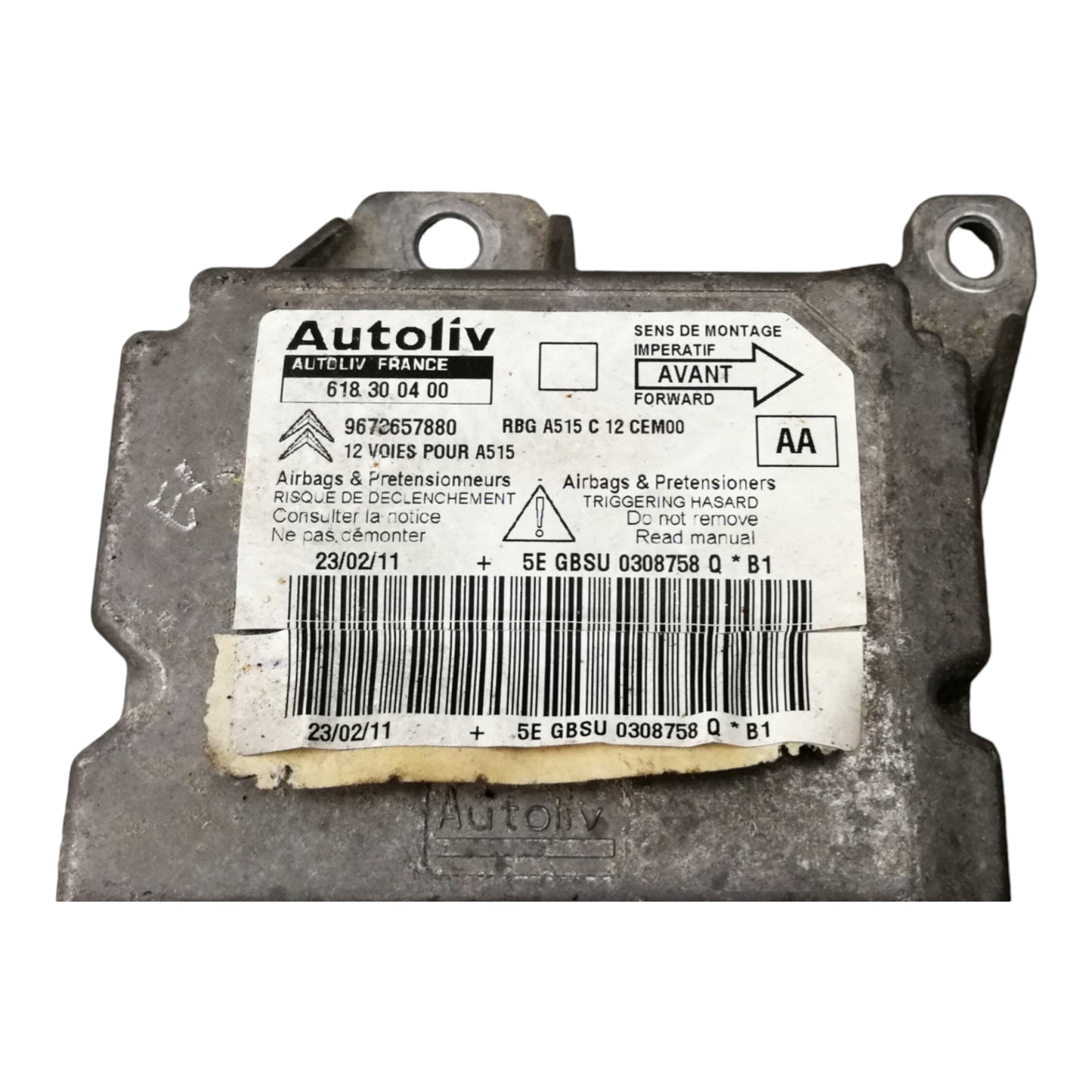 Centralina Airbag CITROEN C3 2 Serie Diesel Benzina