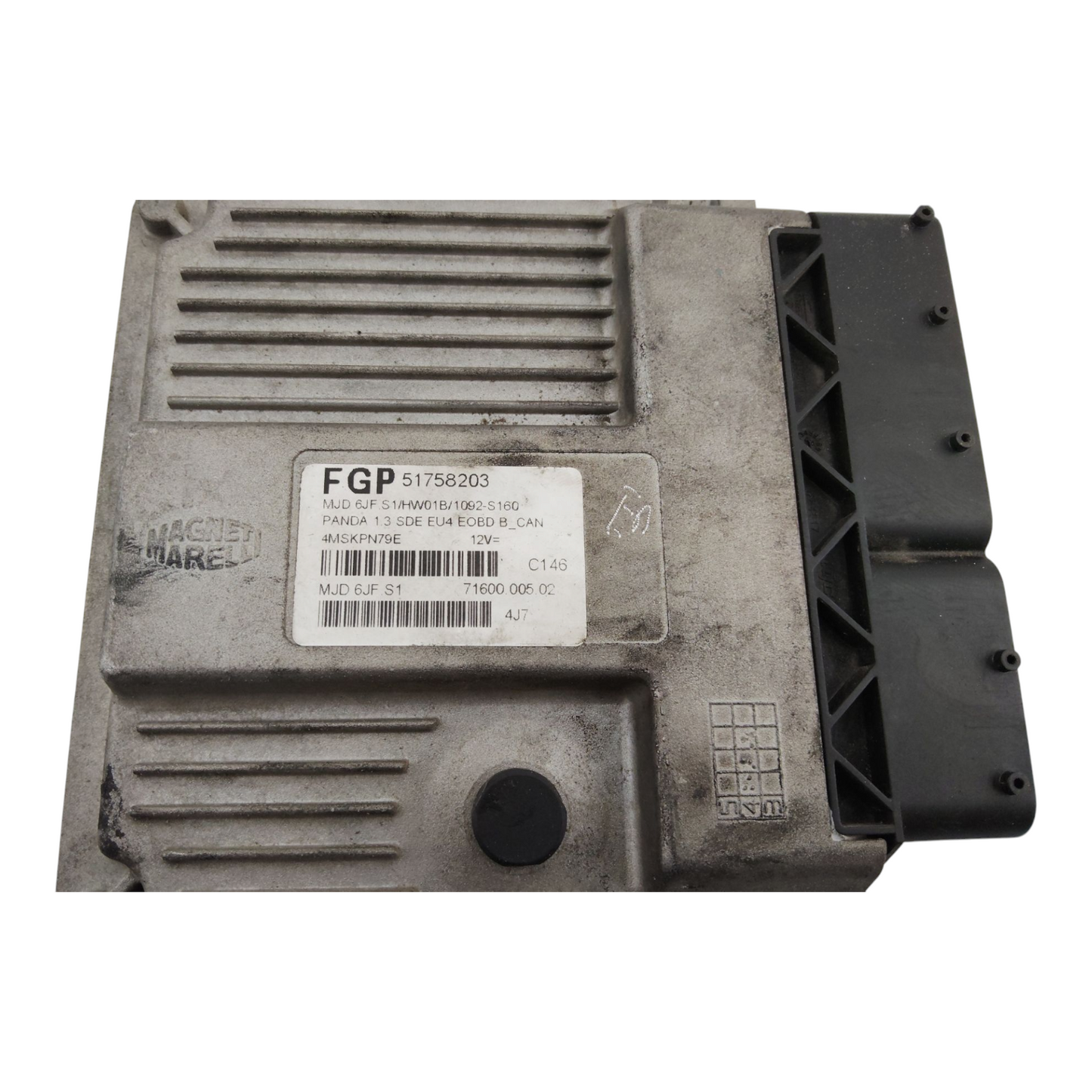 Centralina Iniezione FIAT PANDA 2 Serie 169 1.3 Diesel MOTORE 188A8000