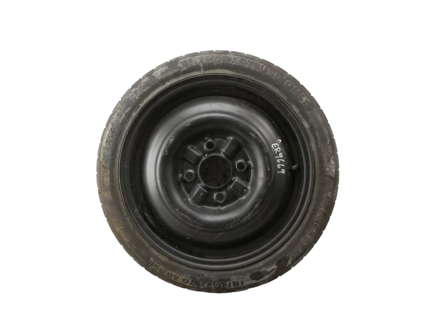 Ruota Di Scorta Ruotino MITSUBISHI COLT 6 Serie Raggio 15 ET40 4 Fori