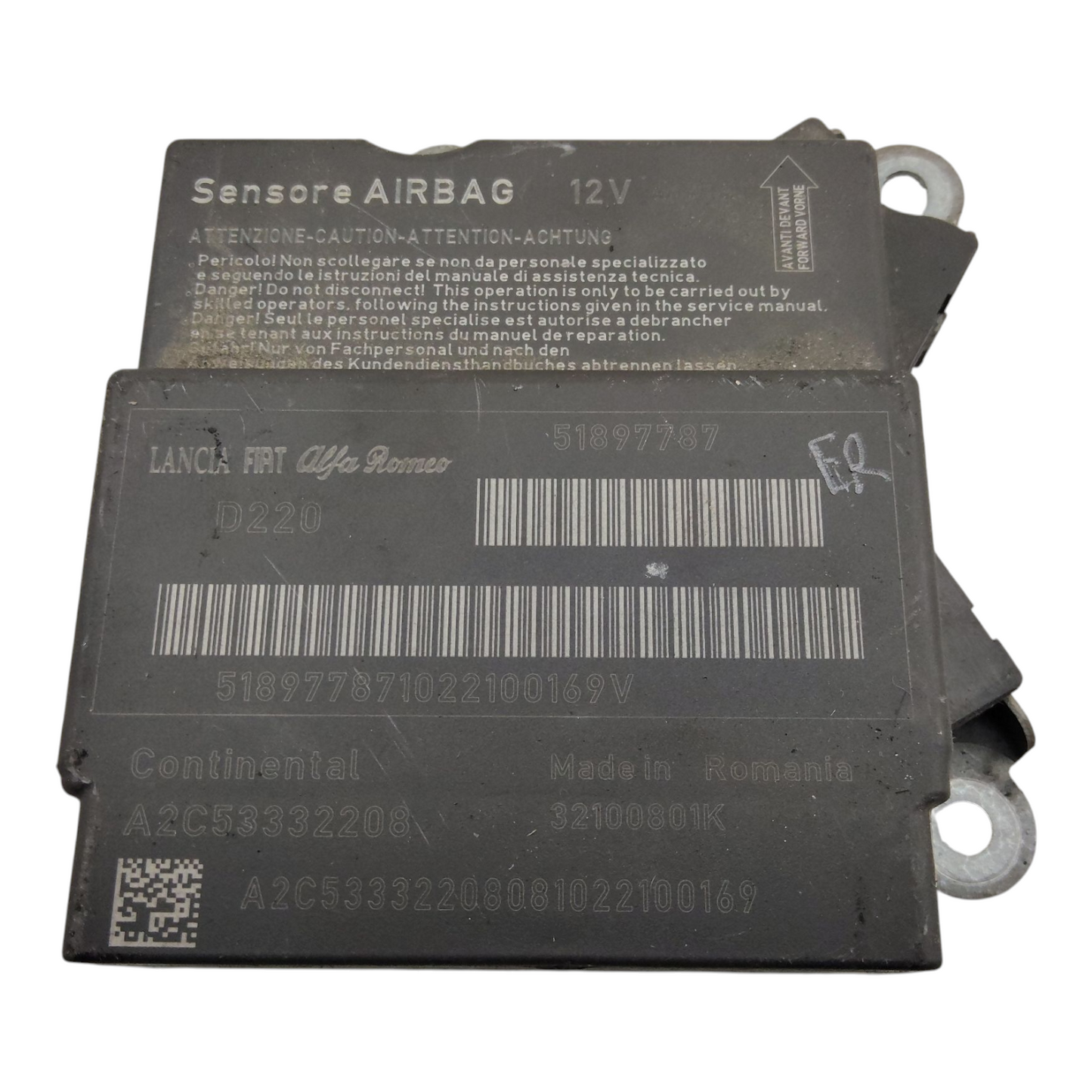 Centralina Airbag FIAT PUNTO EVO/PUNTO 3 Serie 3-5 Porte