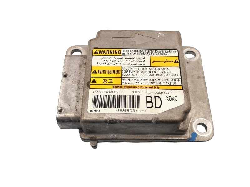 Centralina airbag chevrolet matiz (2005 - 2011) 96801174 originale