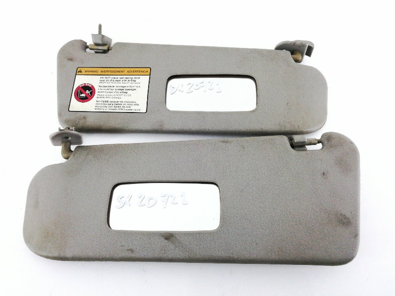 Alette parasole chevrolet kalos (2005 > 2008) coppia sinistra + destra