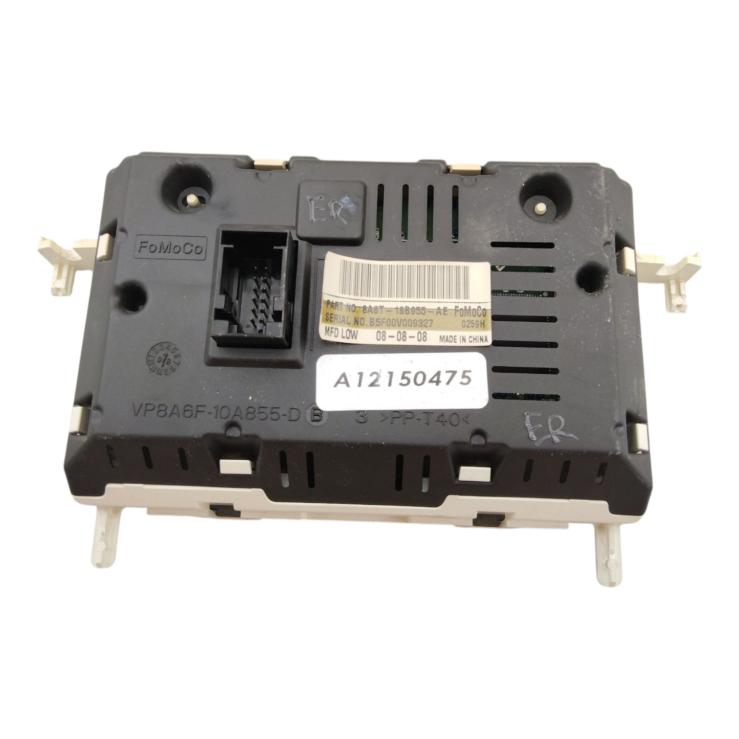 Display Check Control FORD FIESTA 6 Serie Berlina Benzina Diesel GPL