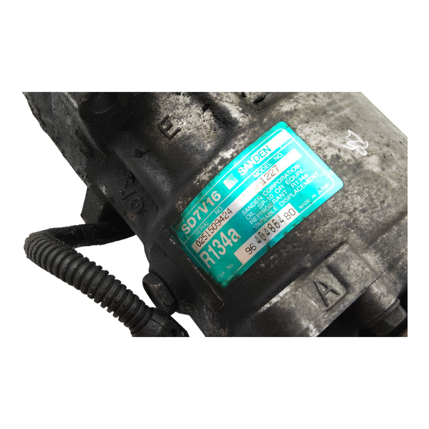 Compressore Aria Condizionata Ac FIAT SCUDO 1 Serie 2.0 Diesel Motore RHW