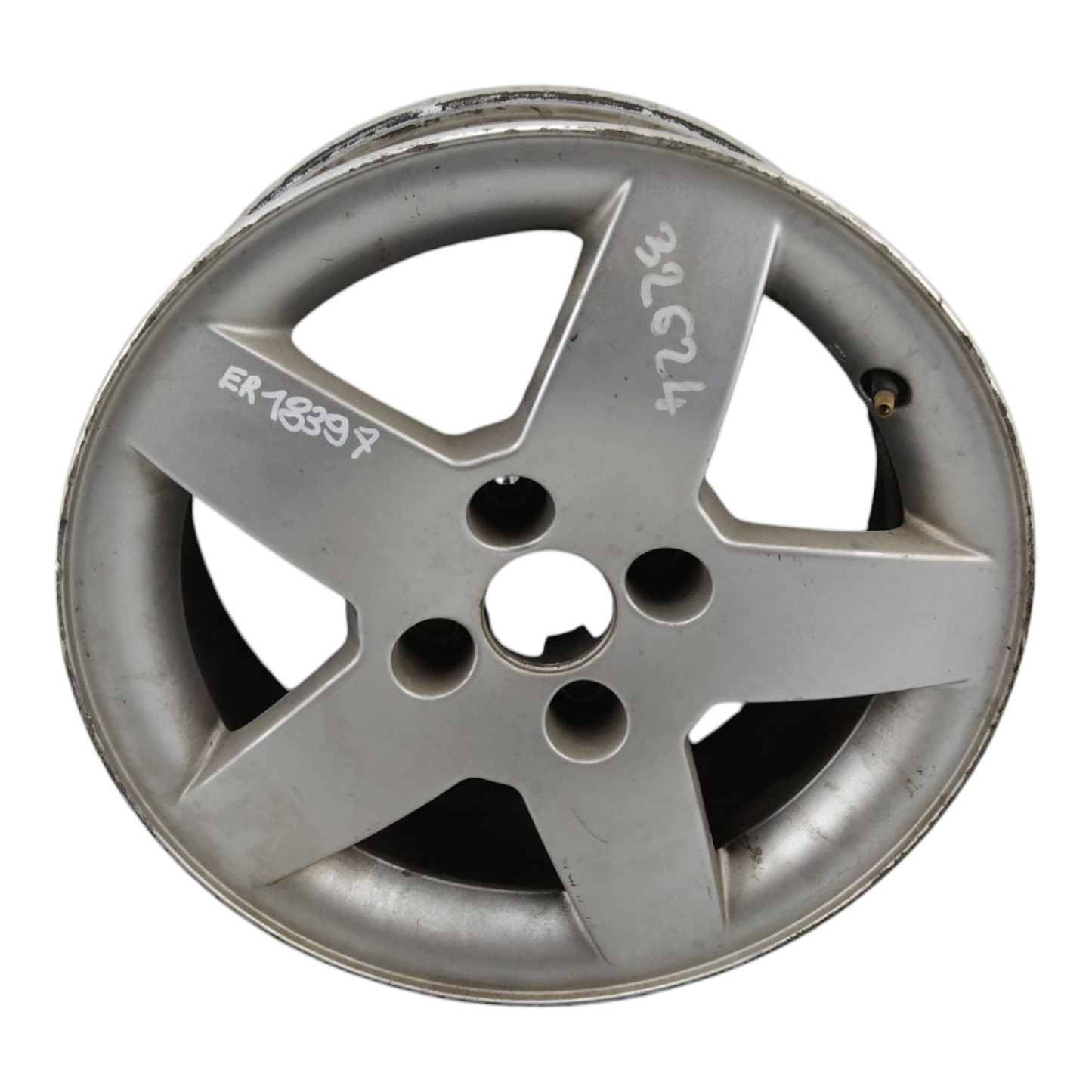 Cerchio In Lega Raggio 15 PEUGEOT 207 - 6JX15 ET23 4 FORI -