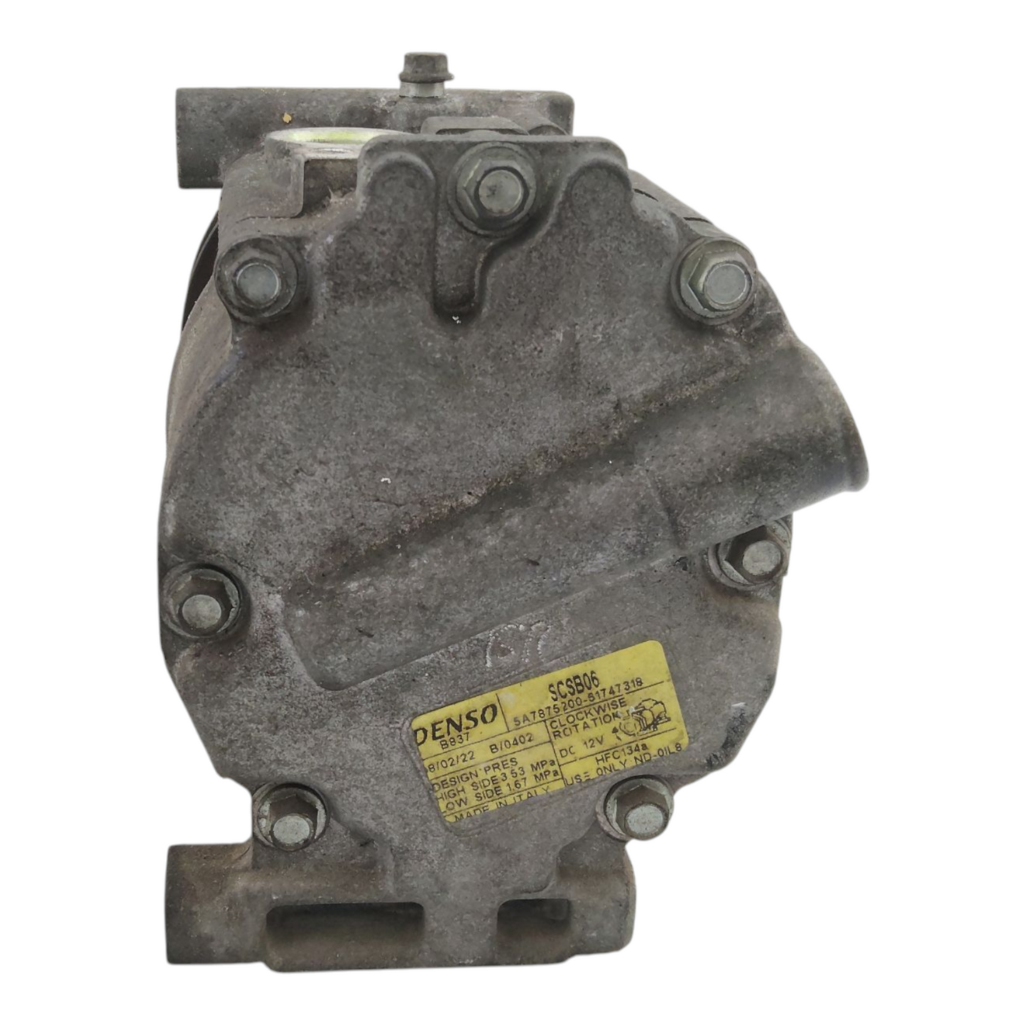 Compressore Aria Condizionata Ac FIAT PANDA 2 Serie/IDEA Benzina GPL