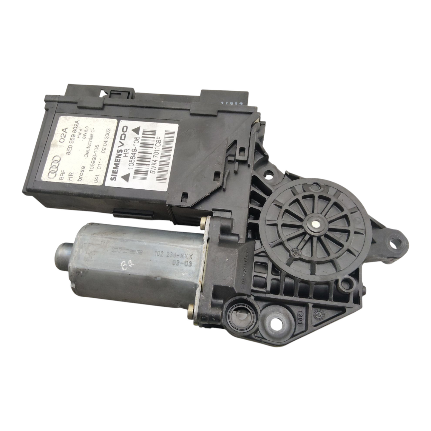 Motorino Alzacristallo Porta Posteriore Destro AUDI A4 8E5 8ED 8EC 8E2