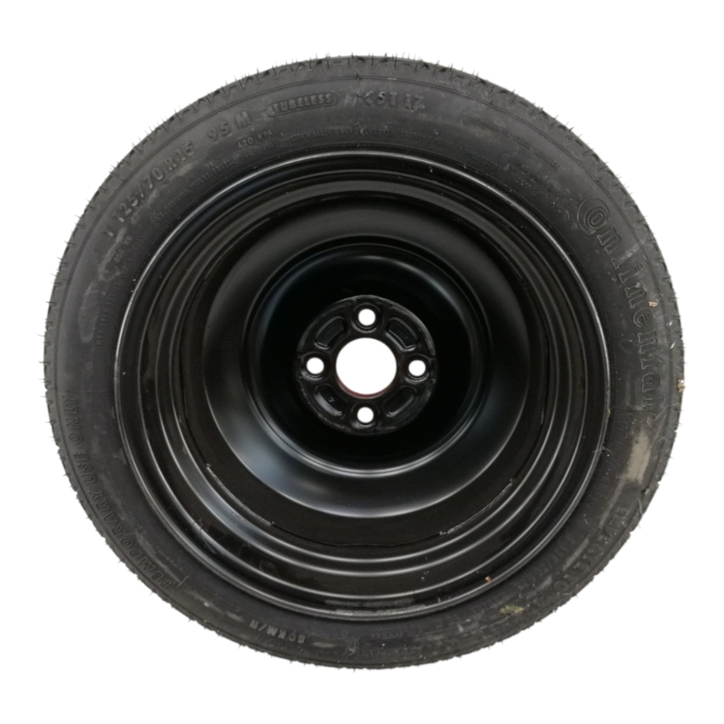 Cerchio Ruota Di Scorta SUZUKI SWIFT 4 Serie RAGGIO 15 T125/70 ET45 4 Fori