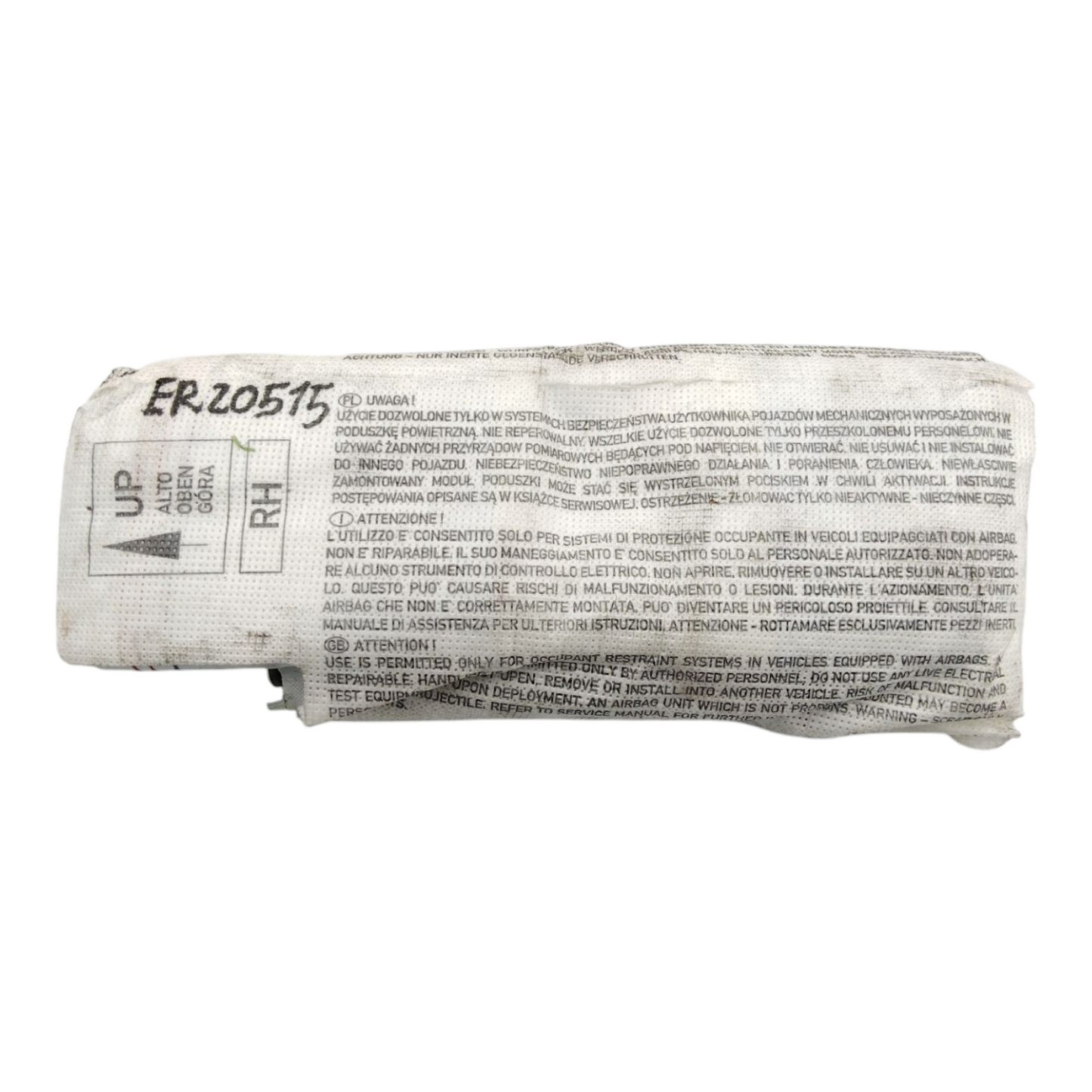 Airbag Sedile Destro FIAT 500 2 Serie/500 C Benzina Diesel