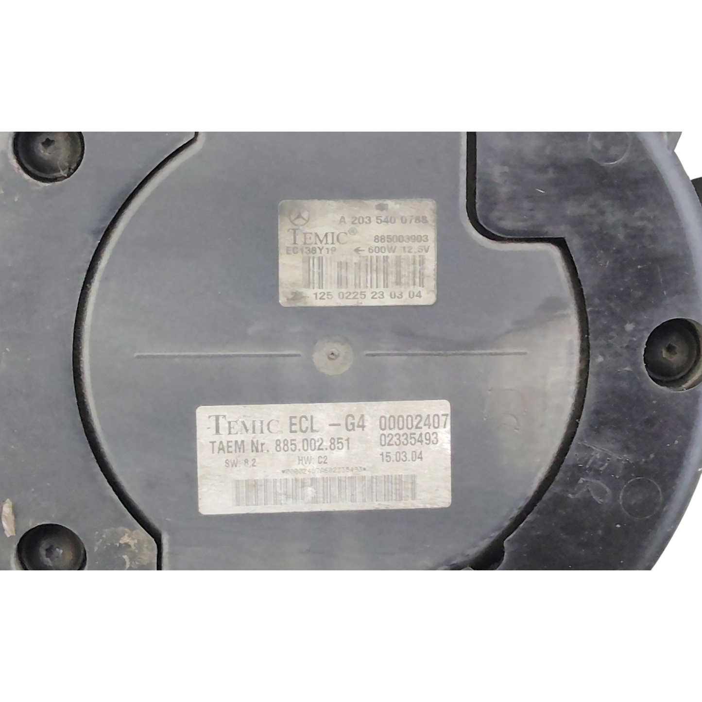 Elettroventola Ventola Radiatore MERCEDES CLASSE C W203 2.7 CDi