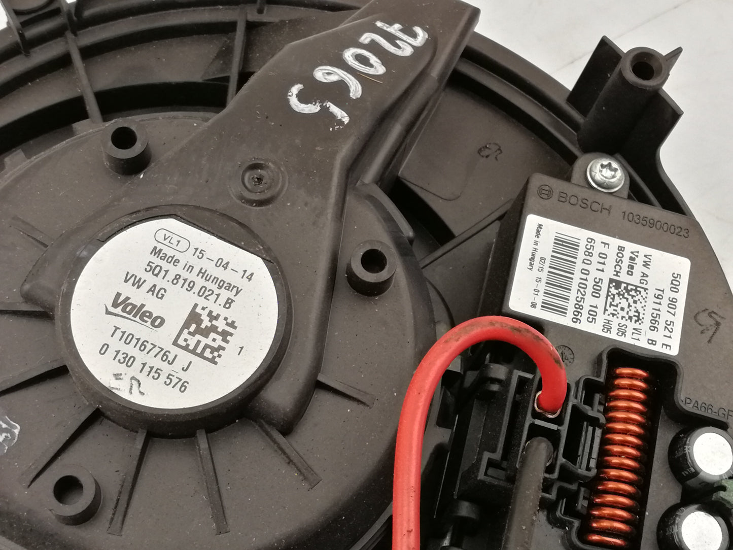Motorino Ventilazione Ventola Abitacolo AUDI A3 Q2 Q3 RS3 RSQ3