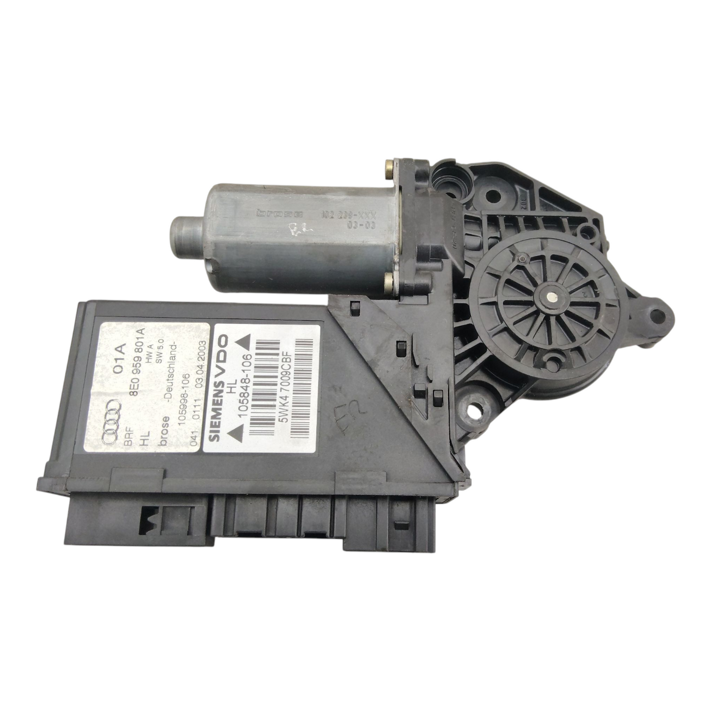 Motorino Alzacristallo Porta Posteriore Sinistro AUDI A4 8E5 8E2 8EC 8ED