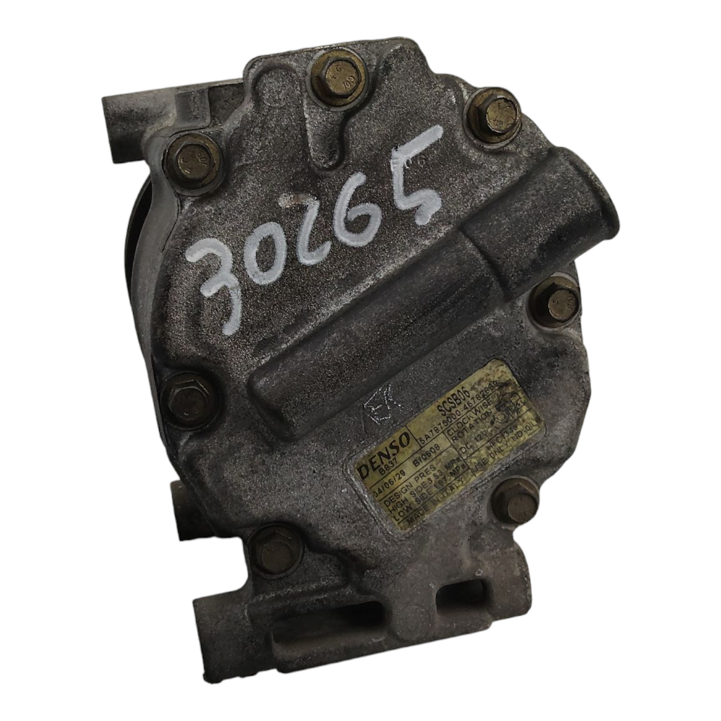 Compressore Aria Condizionata Ac FIAT PANDA 2 Serie/BRAVO 2 Benzina GPL