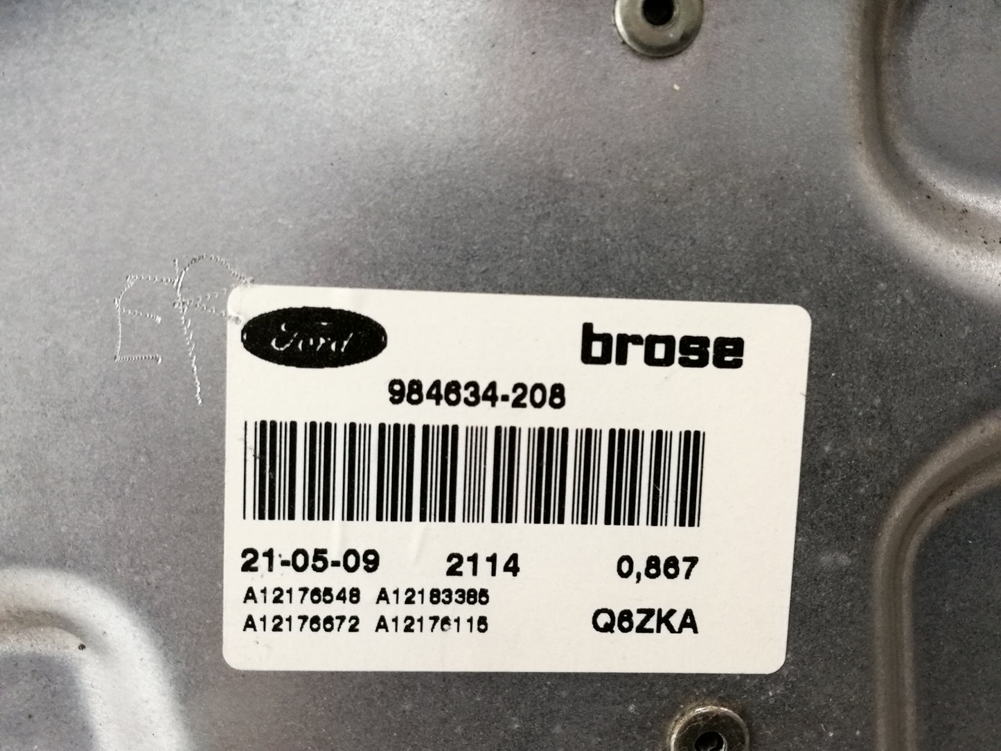 Alzacristallo Alzavetro Anteriore Sinistro FORD FOCUS 3 Serie/C-MAX 1 2