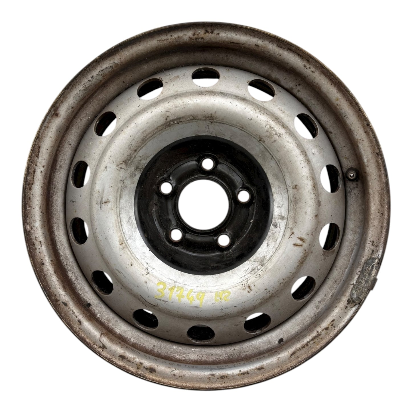 Cerchio in Ferro Raggio 16 CITROEN JUMPY 3 Serie 7J ET42 5 Fori