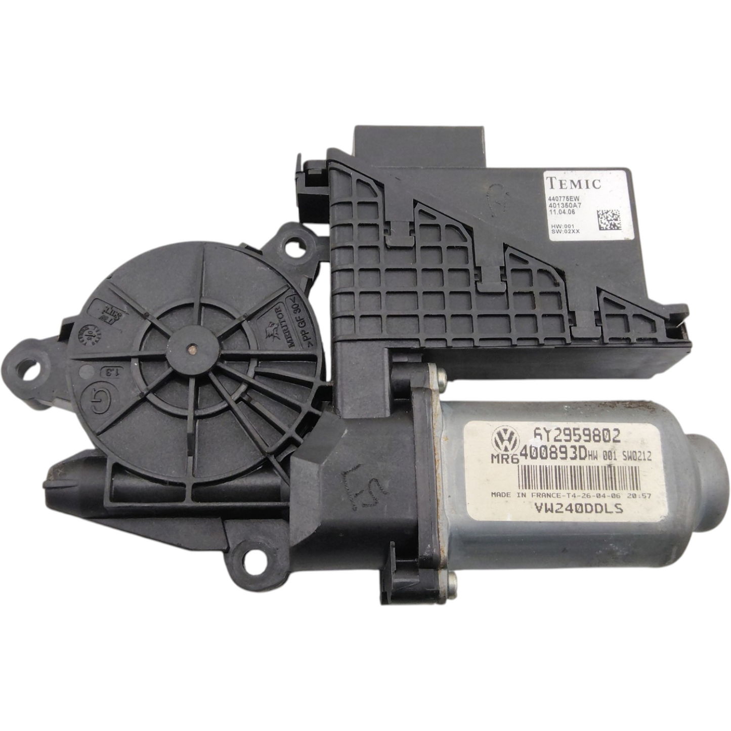 Motorino Alzacristallo Anteriore Sinistro VOLKSWAGEN POLO 5 Serie 5 Porte