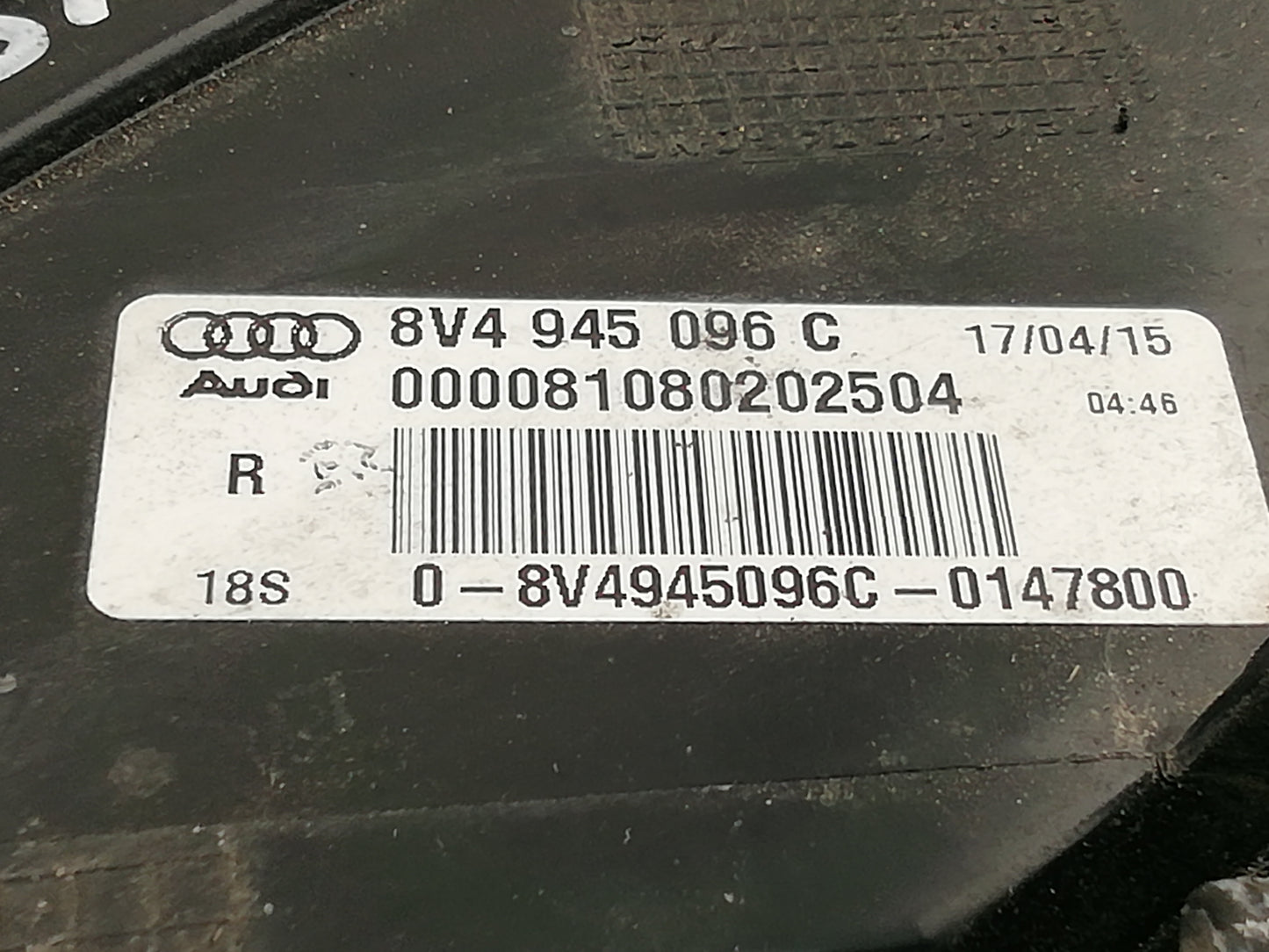 Fanale Stop Esterno Posteriore Destro AUDI A3 8VA SPORTBACK 5P
