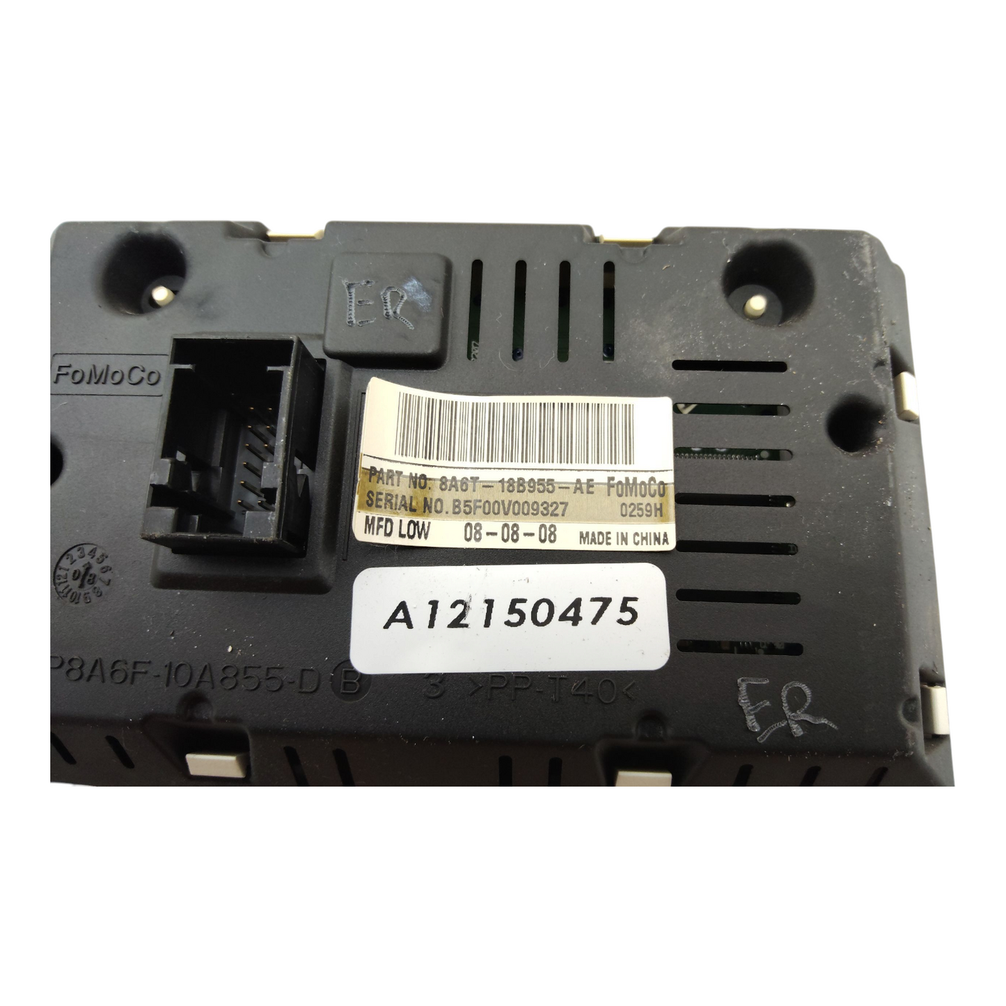 Display Check Control FORD FIESTA 6 Serie Berlina Benzina Diesel GPL