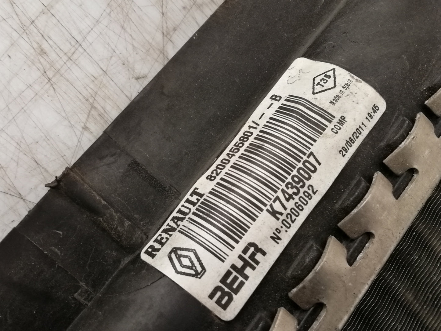 Radiatore Acqua Raffreddamento RENAULT KANGOO EXPRESS 1.5 DIESEL