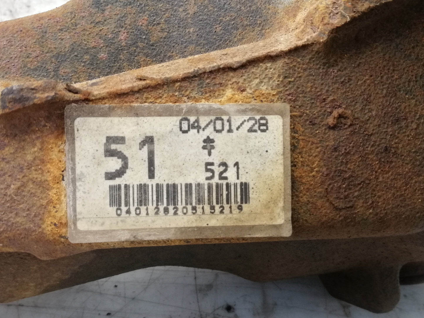 Differenziale Posteriore TOYOTA RAV 4 1 2 Serie 2.0 Benzina Diesel