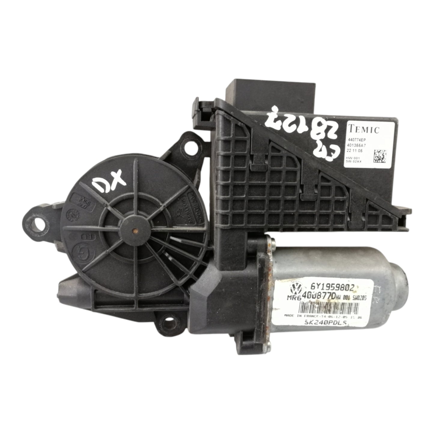 Motorino Alzacristallo Porta Anteriore Destro SKODA FABIA 6Y2 6Y3