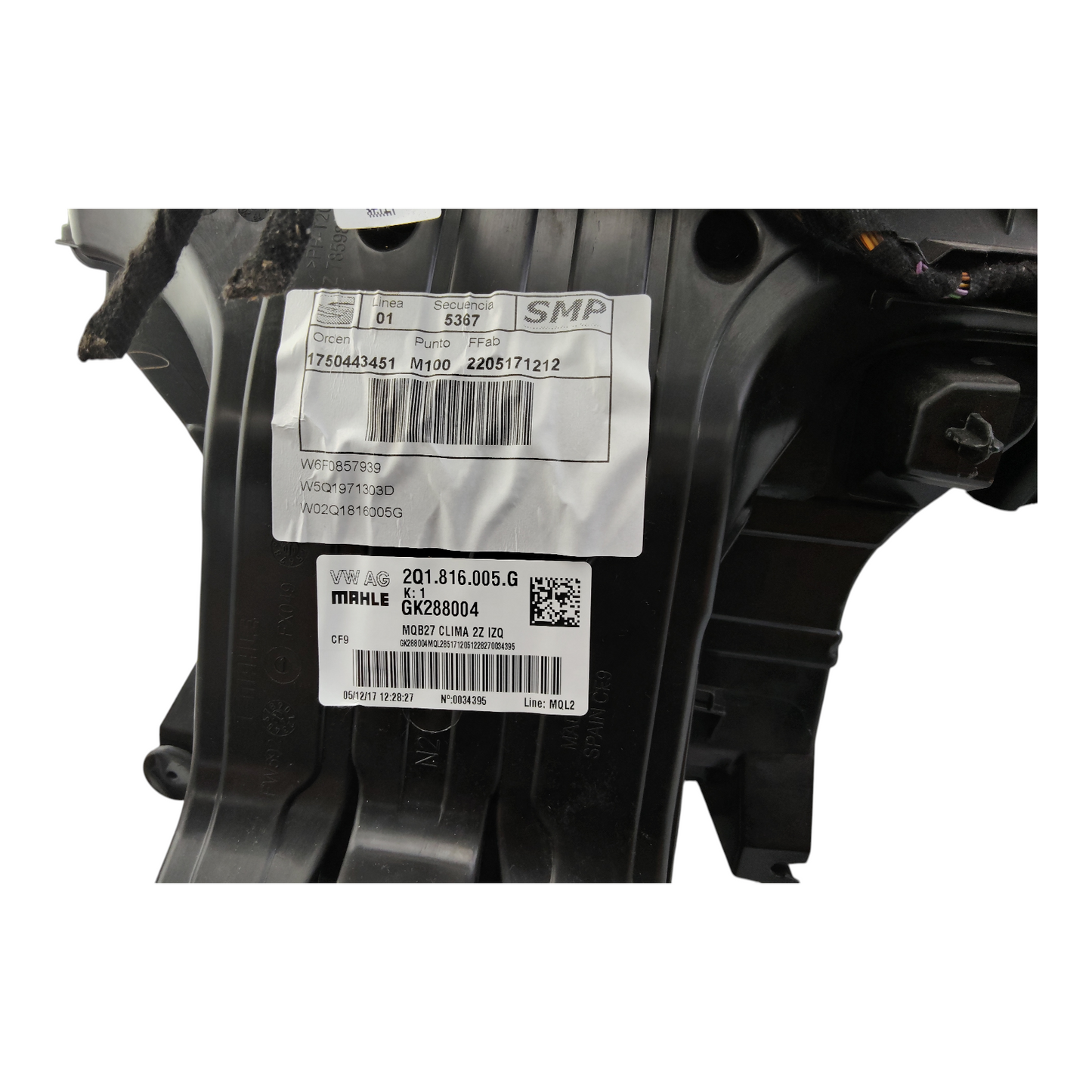Scatola Riscaldamento SEAT ARONA 1.6 TDI Motore DGT