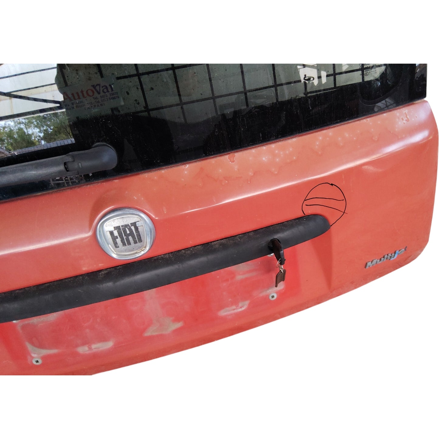 Portello Portellone Posteriore FIAT PANDA 2 Serie 169