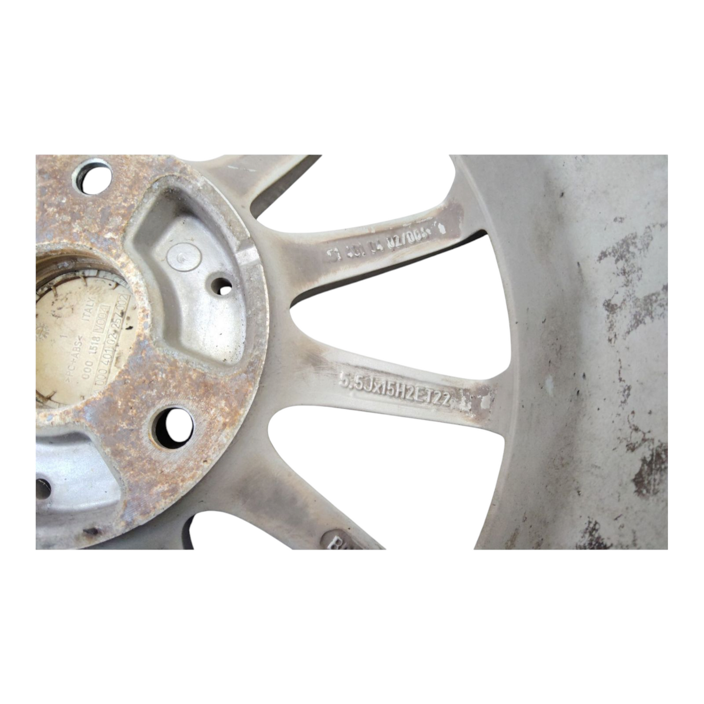 Cerchio in Lega Raggio 15 SMART CABRIO COUPE 451 5.5JX15H2 ET22