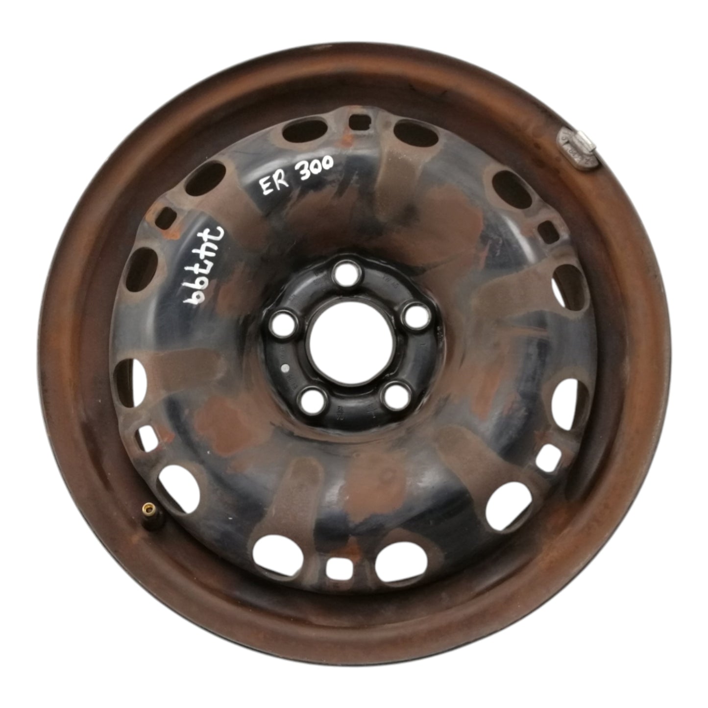 Cerchio in Ferro Raggio 15 VOLKSWAGEN POLO 6 Serie 6JX15H2 ET38