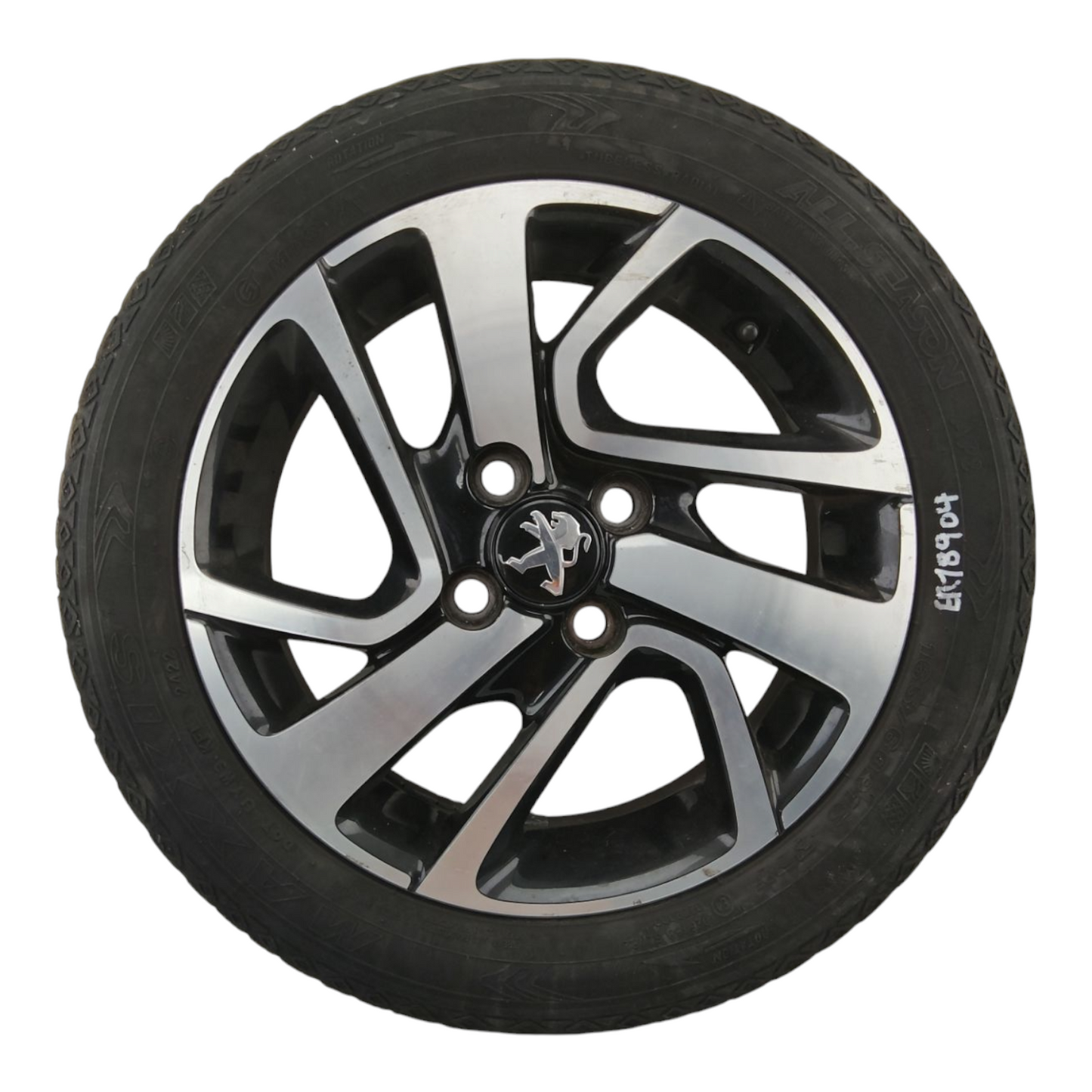 Cerchio in Lega Raggio 15 PEUGEOT 108 - 4.5JX15 ET35 4 Fori -