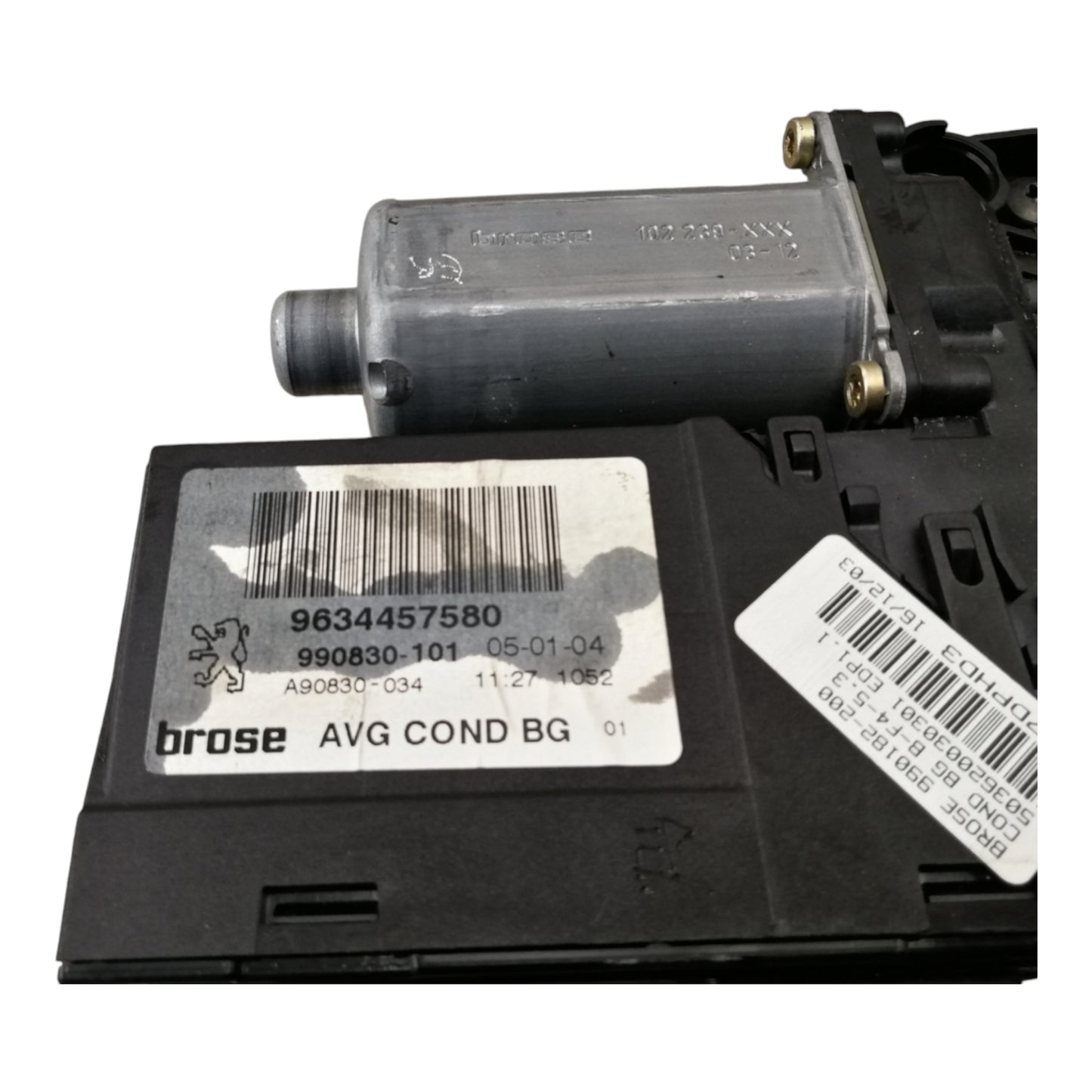 Alzacristallo Alzavetro Anteriore Sinistro PEUGEOT 307 1 2 Serie 5 Porte