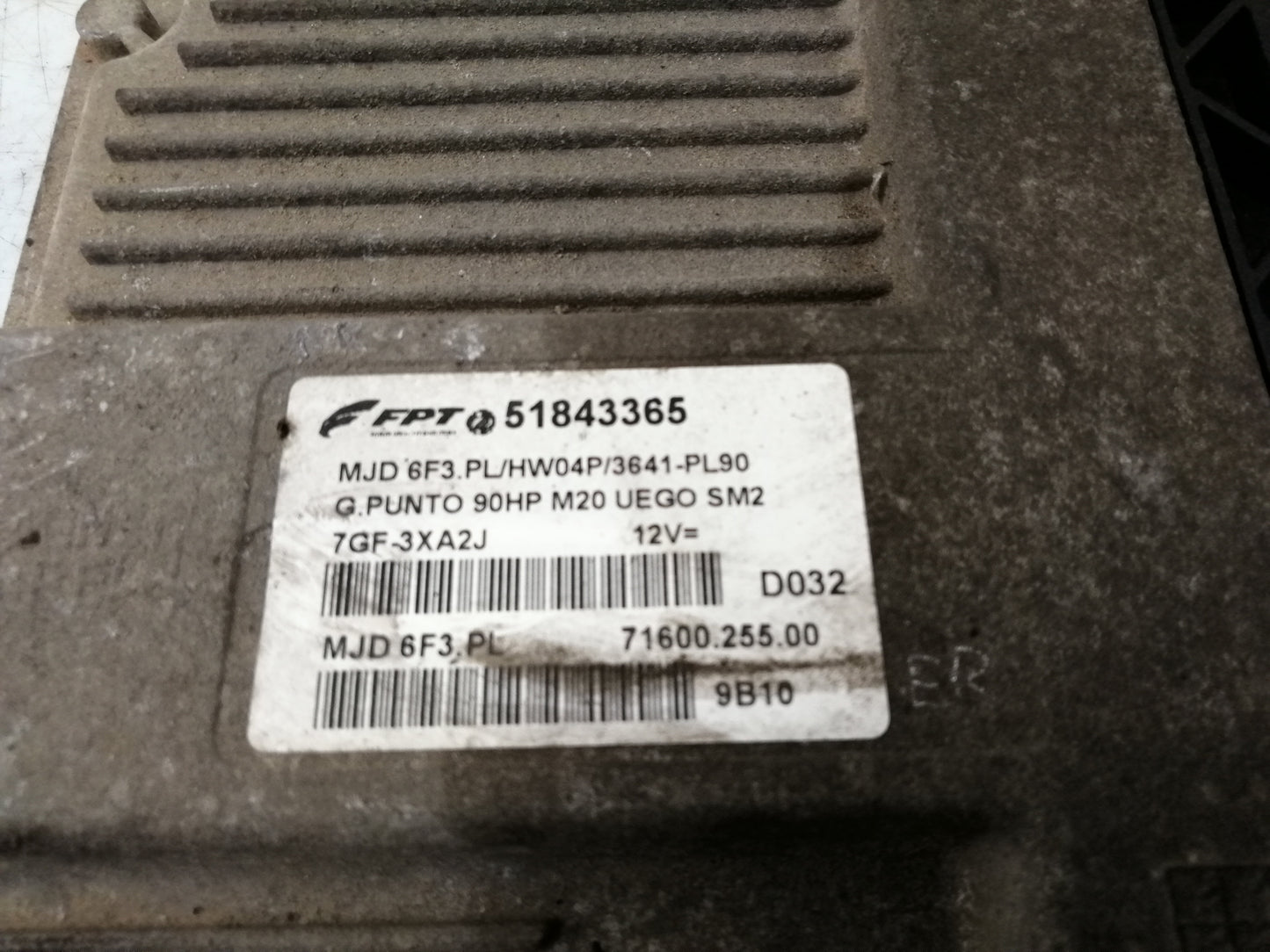 Centralina Iniezione FIAT GRANDE PUNTO 1.3 MJTD Motore 199A3000