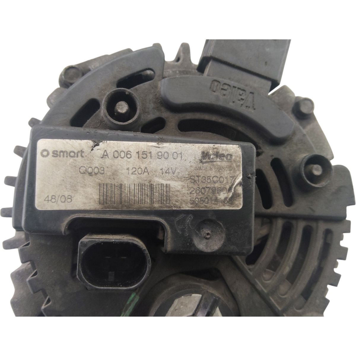 Alternatore SMART FORTWO COUPÉ CABRIO 451 1.0 Benzina