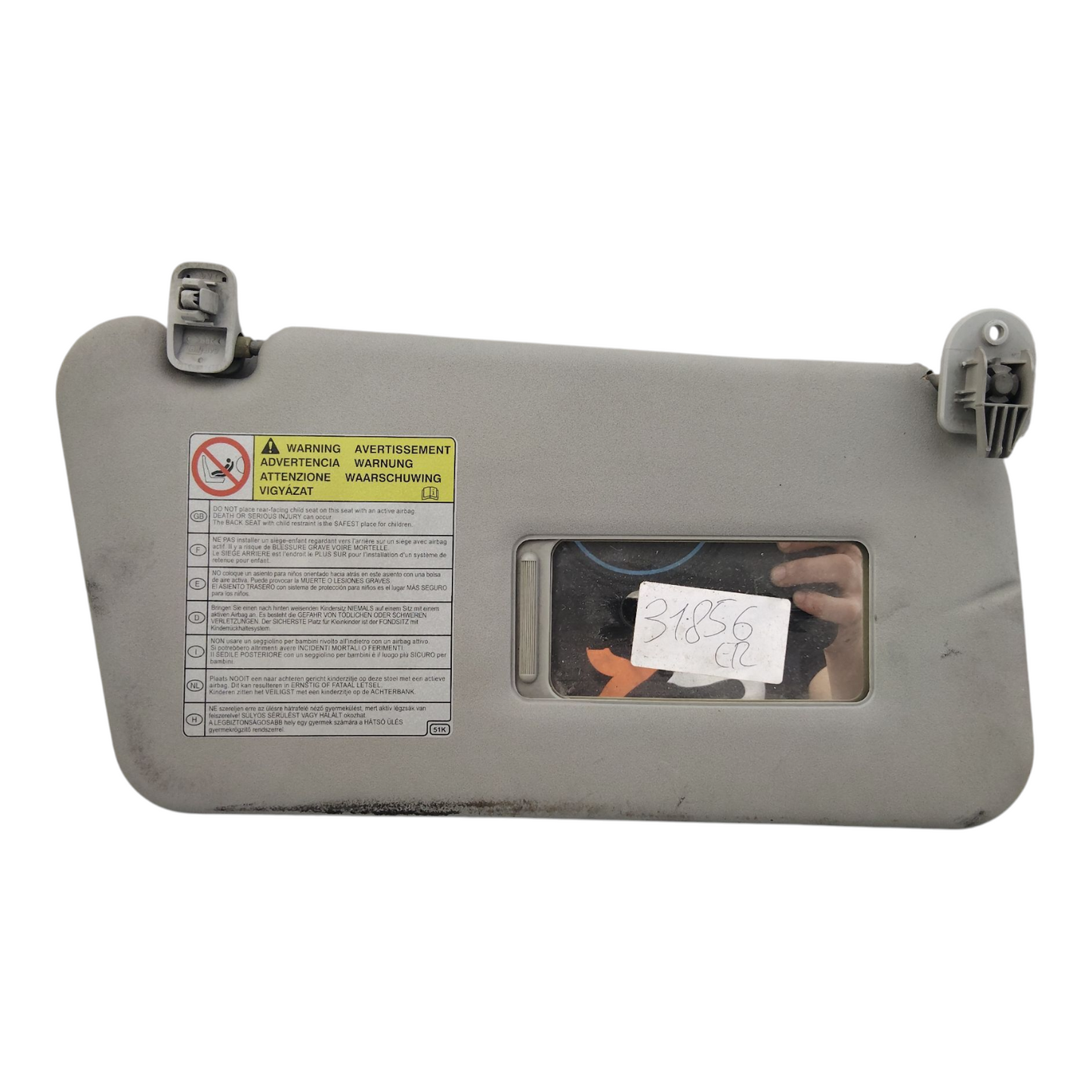 Pannello Alette  Parasole Destro SUZUKI SPLASH