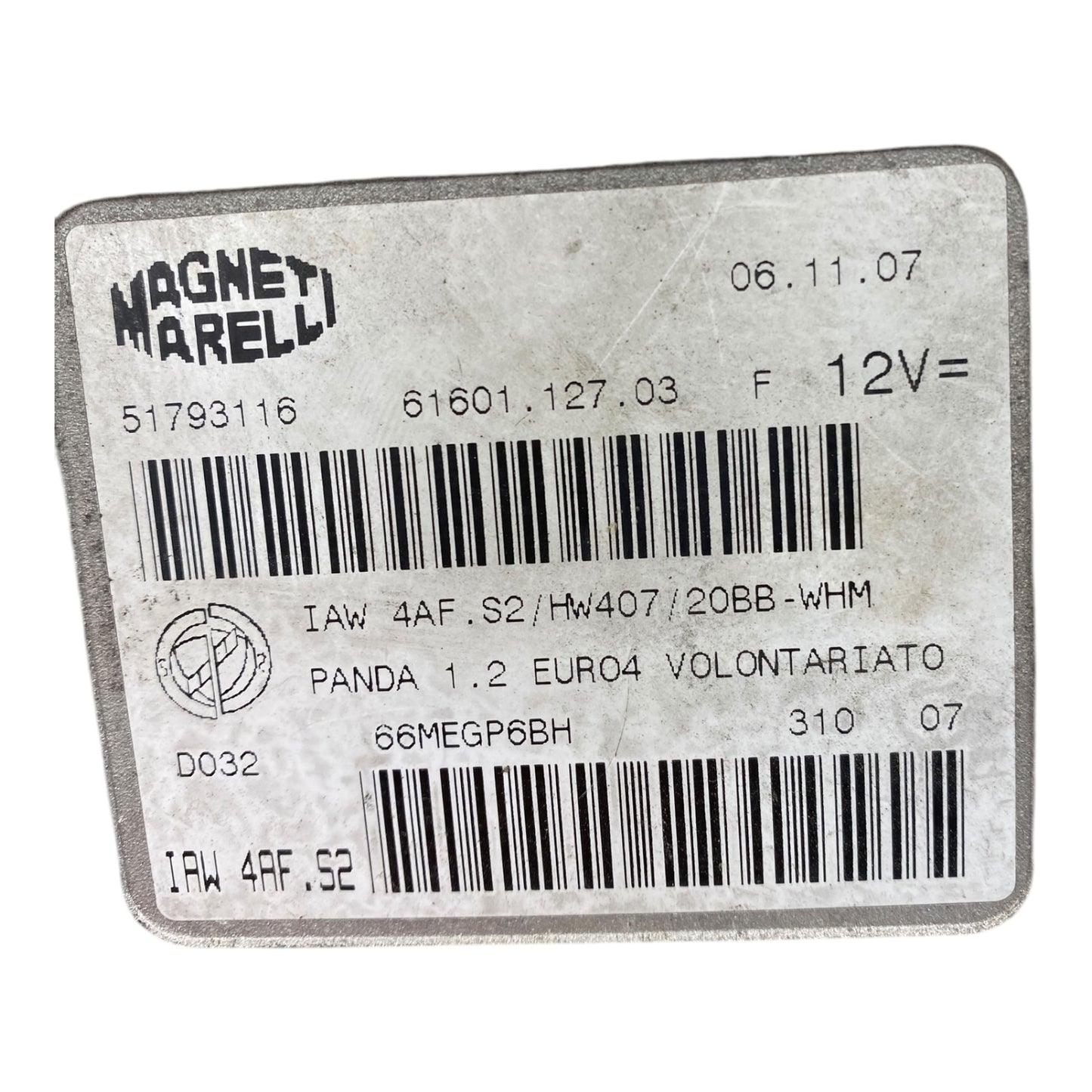 Centralina Iniezione FIAT PANDA 2 Serie 1.2 Benzina MOTORE 188A4000