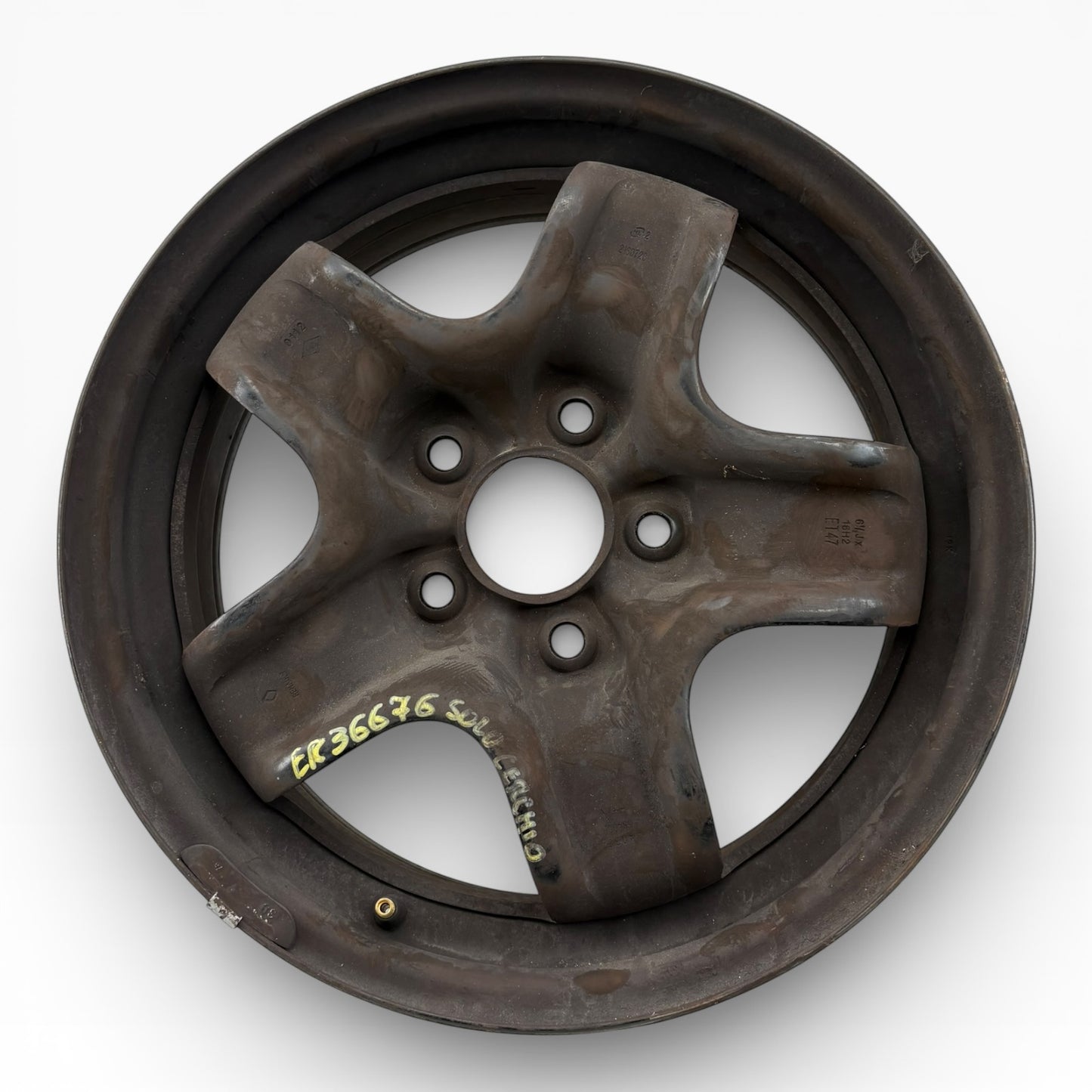 Cerchio in Ferro Raggio 16 RENAULT MEGANE 3 Serie 61/2JX16H2 ET47 5 Fori