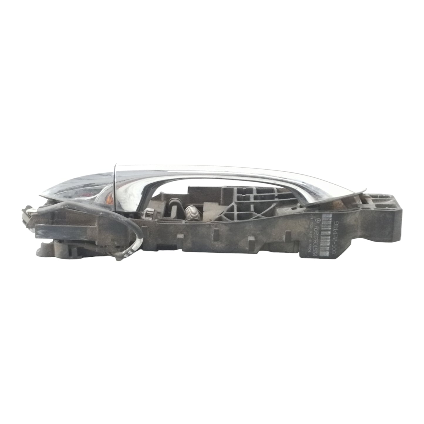 Maniglia Interna Cromata Per Mercedes Classe A W169: Lato Anteriore E Posteriore Sinistro, Ricambio OEM 1697600961 - 4